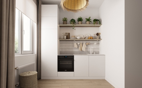 
  Продается 1-комн. квартира 35.3 м², в ЖК Квартал Стрижи, 3 очередь, дом 1. Фото 7.
