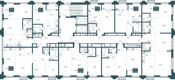 
  Продается 2-комн. квартира 62.9 м², в ЖК Бродский, 1-я очередь. Фото 1.