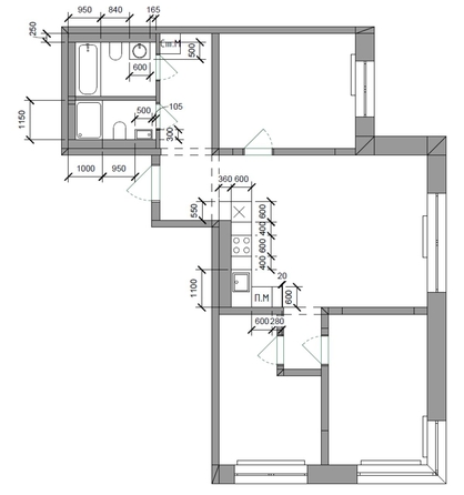
  Продается 4-комн. квартира 83.9 м², в ЖК Стрижи Сити, блок-секции 8,9. Фото 2.