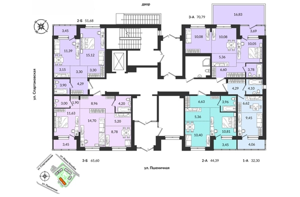 
  Продается 3-комн. квартира 65.6 м², в ЖК Источник, дом 4. Фото 11.