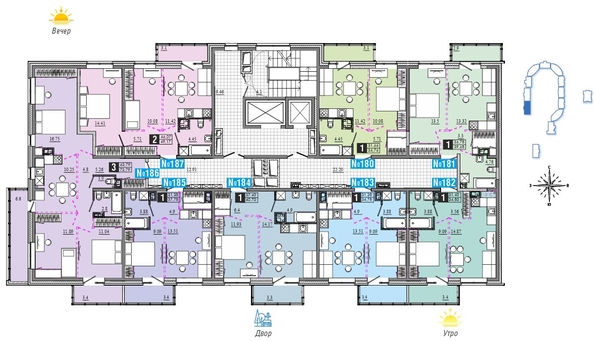 
  Продается 1-комн. квартира 39.68 м², в ЖК Первый Ленинский квартал, Дом 6. Фото 20.