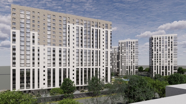 
  Продается 1-комн. квартира 42.77 м², в ЖК ЛЕРМОНТОВ ПАРК, дом 1. Фото 1.