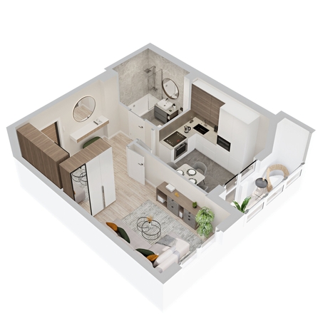 
  Продается 1-комн. квартира 39.64 м², в  ЖиВой комплекс на Кузьмихе. Фото 1.