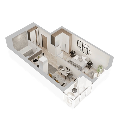 
  Продается 1-комн. квартира 36.31 м², в  ЖиВой комплекс на Кузьмихе. Фото 1.