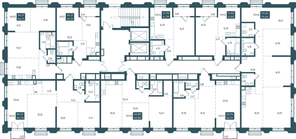
  Продается 4-комн. квартира 114.64 м², в ЖК Бродский, 1-я очередь. Фото 1.