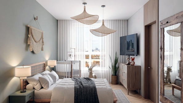 
  Продается 3-комн. квартира 60.3 м², в ЖК Стрижи Сити, блок-секции 6,7. Фото 11.