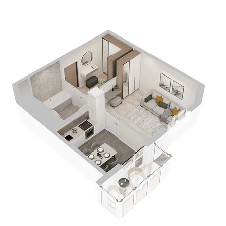 
  Продается 1-комн. квартира 39.05 м², в  ЖиВой комплекс на Кузьмихе. Фото 1.