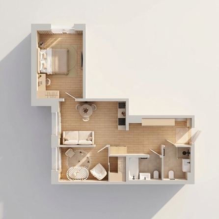 
  Продается 2-комн. квартира 62.5 м², в ЖК Стрижи Сити, блок-секции 6,7. Фото 3.