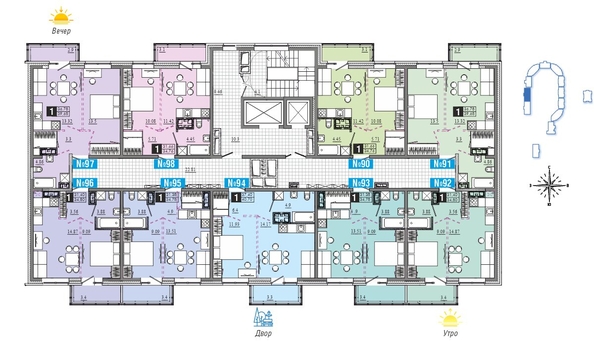 
  Продается 1-комн. квартира 34.76 м², в ЖК Первый Ленинский квартал, Дом 6. Фото 20.