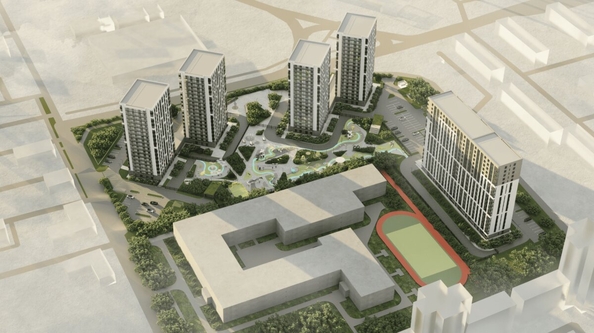 
  Продается 2-комн. квартира 44.2 м², в ЖК ЛЕРМОНТОВ ПАРК, дом 1. Фото 2.