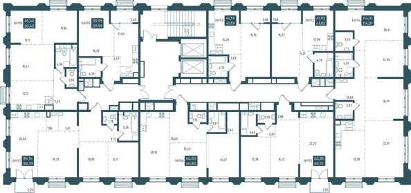 
  Продается 1-комн. квартира 41.82 м², в ЖК Бродский, 1-я очередь. Фото 1.