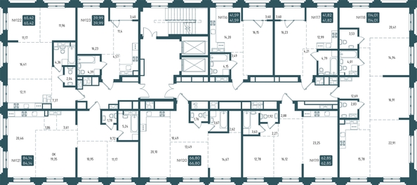 
  Продается 3-комн. квартира 65.42 м², в ЖК Бродский, 1-я очередь. Фото 1.