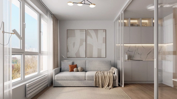 
  Продается 1-комн. квартира 25.3 м², в ЖК Стрижи Сити, блок-секции 6,7. Фото 6.