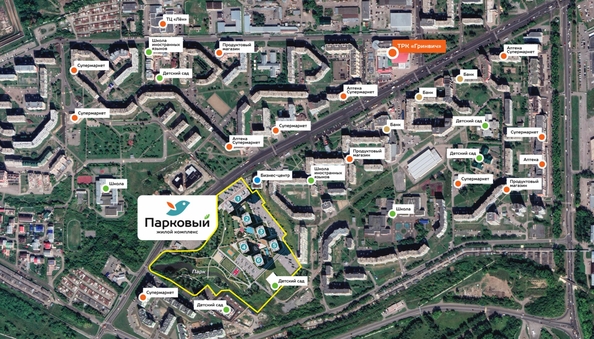 
  Продается 1-комн. квартира, 29.1 м², ЖК Парковый, дом 3 этап 1
. Фото 11.