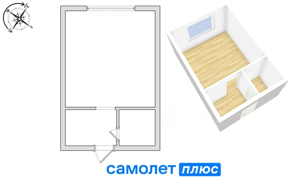 
   Продам 1-комнатную, 18.6 м², Инициативная ул, 6

. Фото 6.