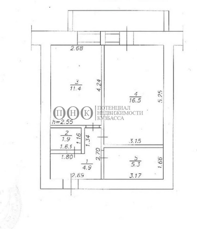 
   Продам 1-комнатную, 40 м², Сибиряков-Гвардейцев ул, 22а

. Фото 14.