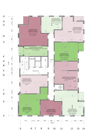 
   Продам 2-комнатную, 55.5 м², Чемпион-парк, дом 1

. Фото 11.