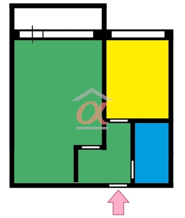 
  Продается 1-комн. квартира, 30 м², Комсомольский пр-кт, д. 43
. Фото 2.