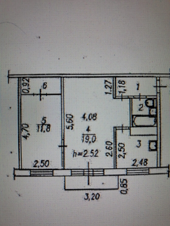 
   Продам 2-комнатную, 44.6 м², Тореза  ул, 34

. Фото 2.