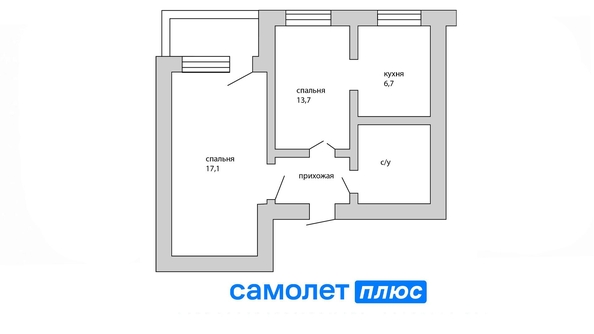 
   Продам 2-комнатную, 44 м², Ленинградский пр-кт, 30Б

. Фото 7.