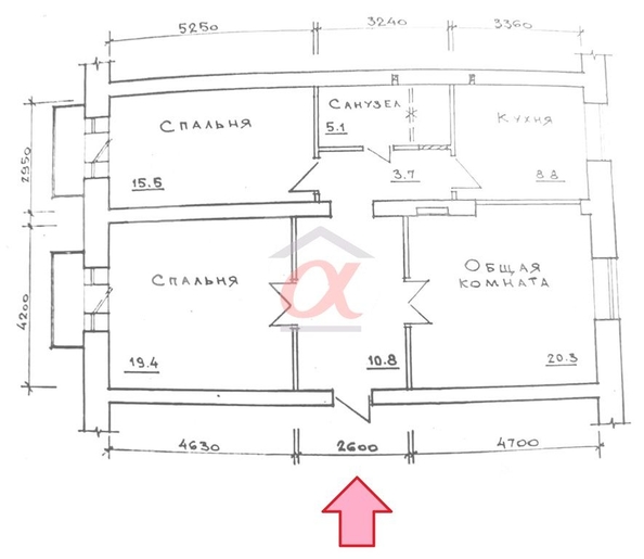 
   Продам 3-комнатную, 84.4 м², Инициативная (Автолюбитель-2) тер, 12

. Фото 1.