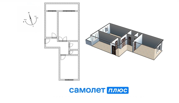 
   Продам 3-комнатную, 53.1 м², Шахтеров (Гравелит) тер, 82

. Фото 7.