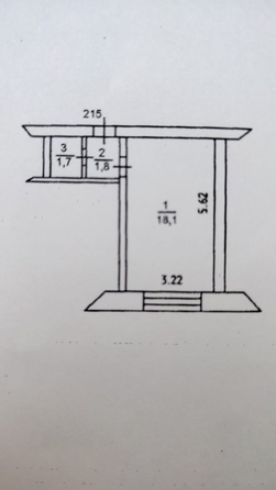 
   Продам 1-комнатную, 21.6 м², Железнякова ул, 10

. Фото 9.