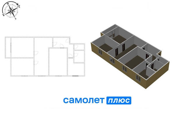 
   Продам 4-комнатную, 65.2 м², Сибиряков-Гвардейцев (2/3-Л) тер, 11

. Фото 8.