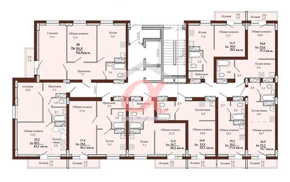 
   Продам 3-комнатную, 66.7 м², Тухачевского ул, 29Б

. Фото 23.