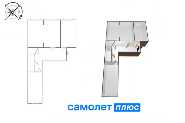 
  Продается 3-комн. квартира, 92.8 м², Осенний б-р, д. 8
. Фото 2.