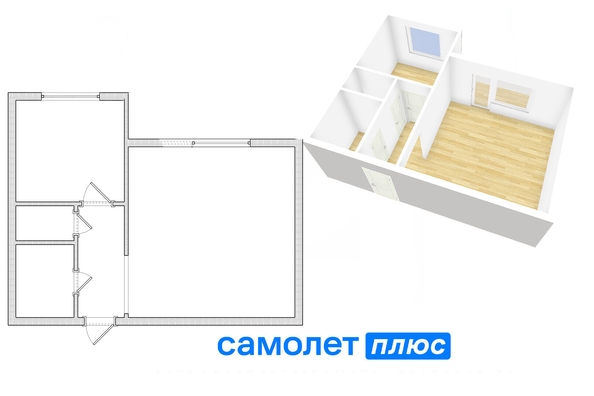 
   Продам 1-комнатную, 33.7 м², Октябрьский пр-кт, 61А

. Фото 9.