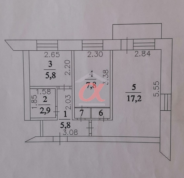 
   Продам 2-комнатную, 41 м², Леонова ул, 6

. Фото 19.