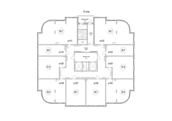 
   Продам 1-комнатную, 49.7 м², Панорама, (Октябрьский, 32а к.1)

. Фото 1.