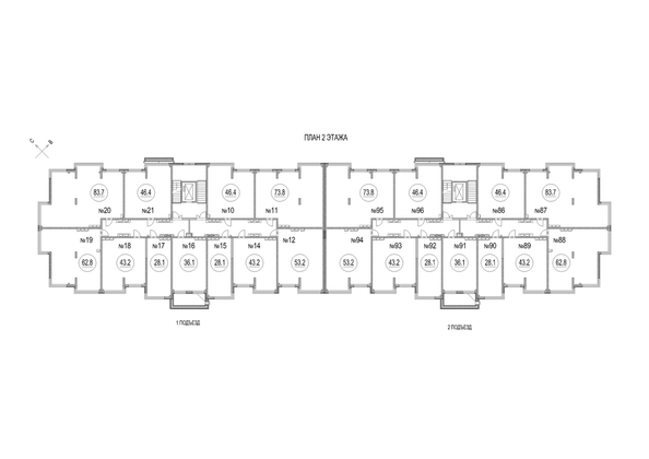 
   Продам 1-комнатную, 53.2 м², Солнечный бульвар, дом 24 корп 4

. Фото 1.