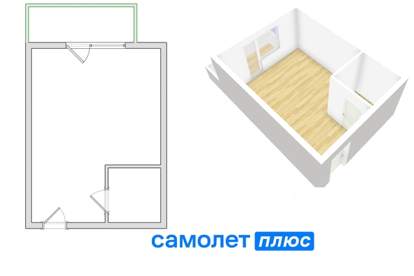 
   Продам студию, 25 м², Дегтярева ул, 1

. Фото 1.