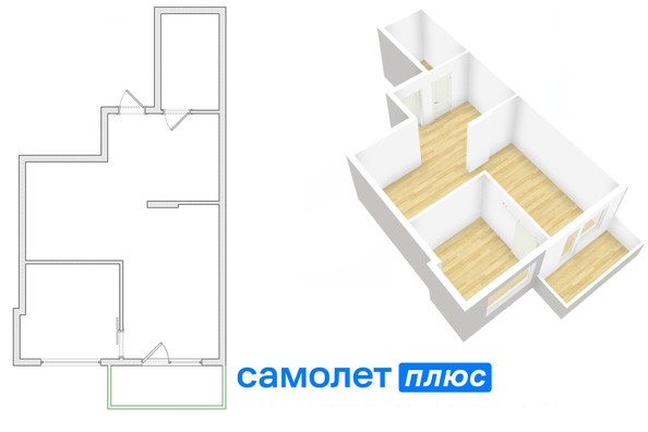 
   Продам 1-комнатную, 44.1 м², Заречная 2-я ул, 9А

. Фото 20.