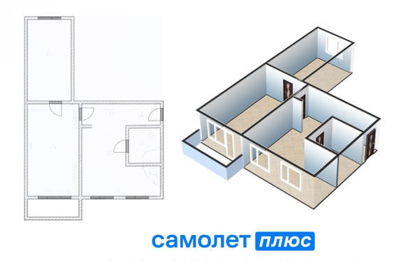 
   Продам 3-комнатную, 58.4 м², Ленина ул, 30а

. Фото 19.