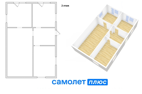 
  Продается дом, 196 м², деревня Береговая
. Фото 3.