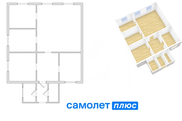 
   Продам дом, 66 м², Елыкаево

. Фото 2.