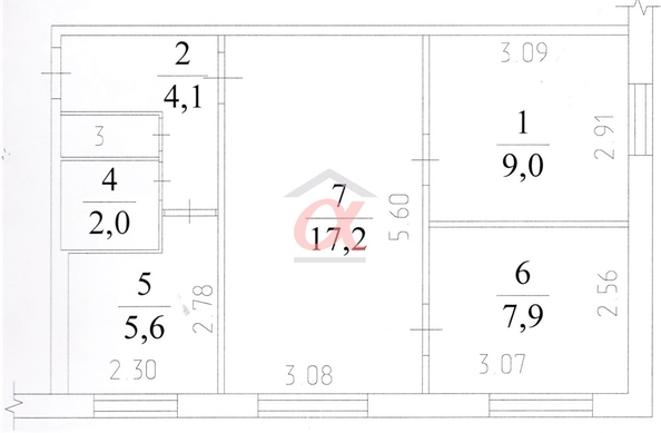 
   Продам 3-комнатную, 47 м², Строителей б-р, 27б

. Фото 28.