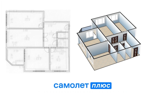 
  Продается 3-комн. квартира, 72.6 м², Дружбы ул, д. 3Б
. Фото 21.