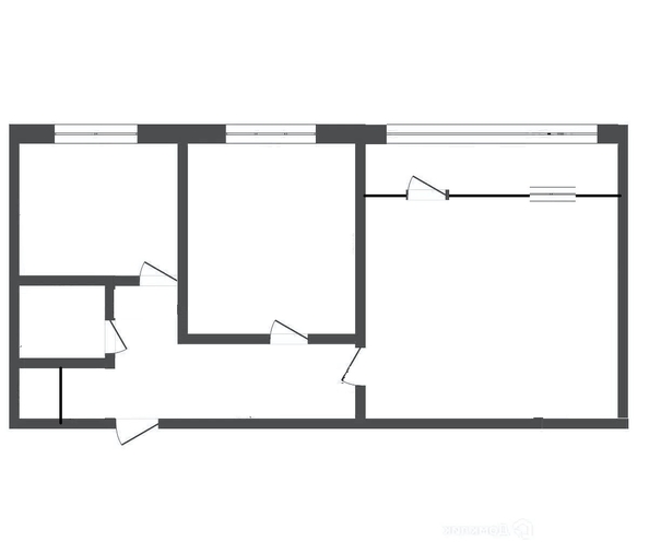 
   Продам 2-комнатную, 54.9 м², Космическая ул, 6

. Фото 2.