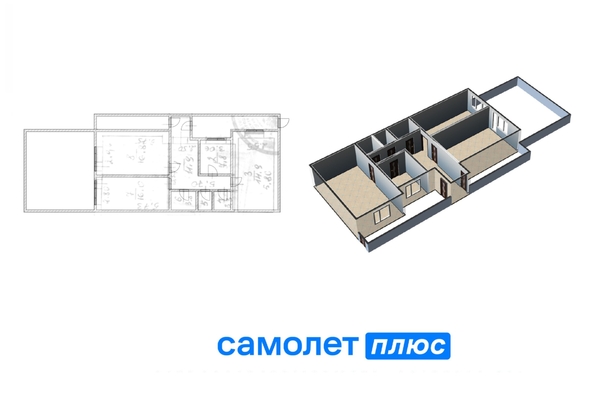 
   Продам 3-комнатную, 80.8 м², Щегловский пер, 8

. Фото 2.