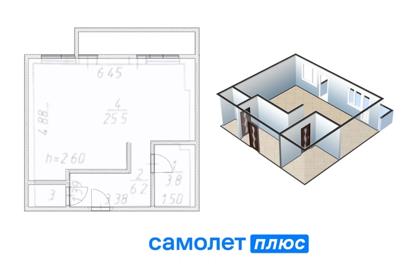 
   Продам 1-комнатную, 36.8 м², Веры Волошиной ул, 41

. Фото 25.