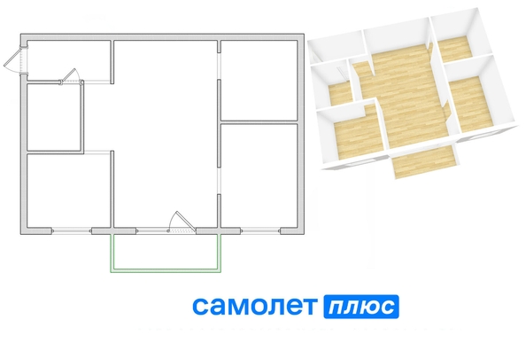 
   Продам 2-комнатную, 42.7 м², Леонова ул, 6

. Фото 19.