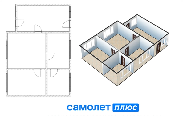 
  Продается дом, 76.4 м², Кемерово
. Фото 2.