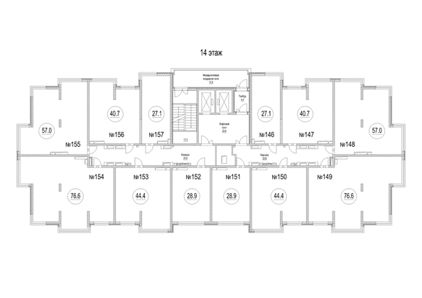 
   Продам 3-комнатную, 76.6 м², Сити-парк, дом 8

. Фото 1.