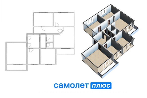 
  Продается 4-комн. квартира, 103.5 м², Молодежный пр-кт, д. 8
. Фото 1.