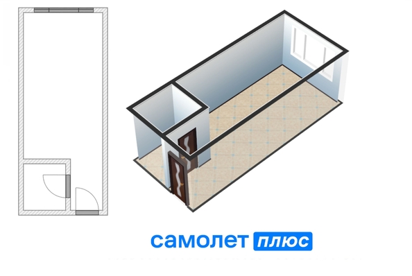 
  Продается 1-комн. квартира, 18.3 м², Ворошилова ул, д. 12
. Фото 10.