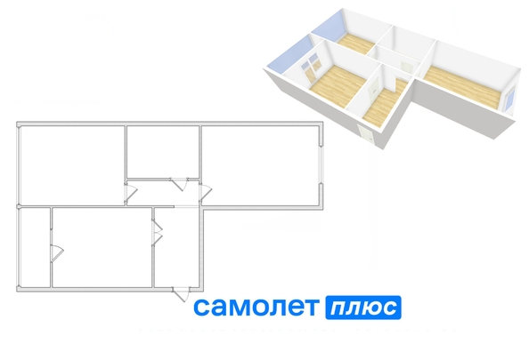 
  Продается 2-комн. квартира, 80 м², Шахтеров пр-кт, д. 62Б
. Фото 20.